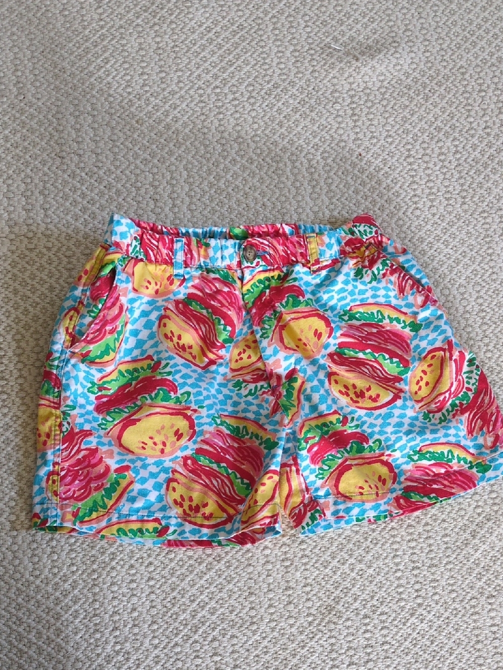 M Chubbies Hamburger 5" 100% cotton Casual Shorts